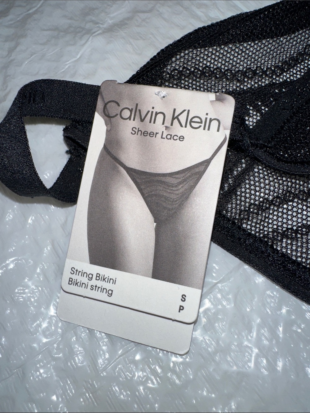 CALVIN KLEIN STRING BIKINI NEW S, last one! QD5137-001